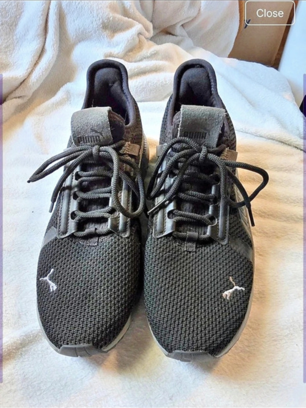 Puma Pacer Future Black Dark Shadow Athletic Shoes US 8